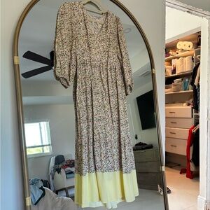 Seraphine Floral Maternity Maxi Dress